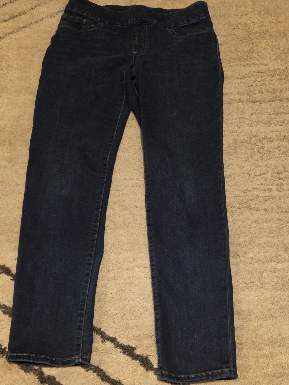 Chico's Dark Indigo Straight-Leg Women's Jeggings Jeans